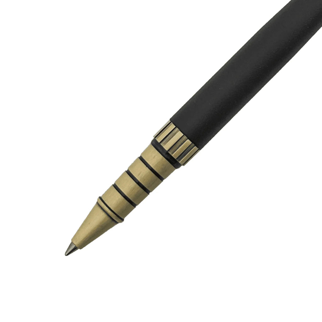 Regal Brass Roller Pen Black Gold Premium Writing Pen