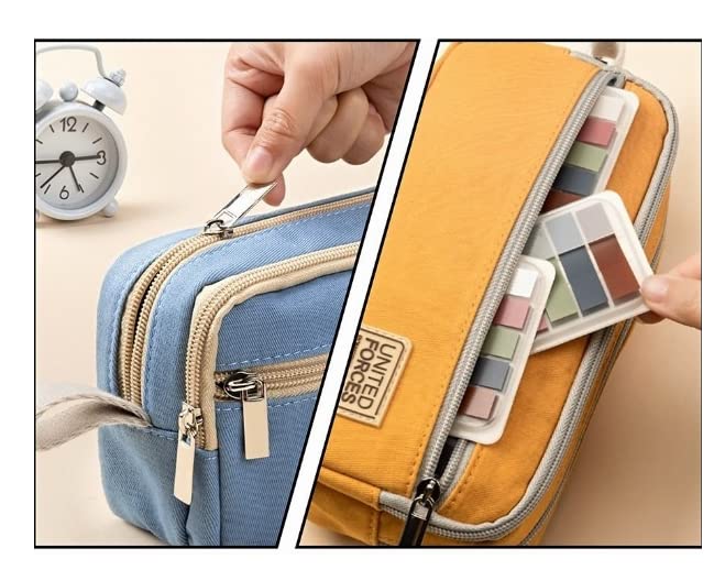 TEMSON Pencil Pouch for Kids – Multi-Purpose Zipper Case for Stationery, Travel, and Daily Use