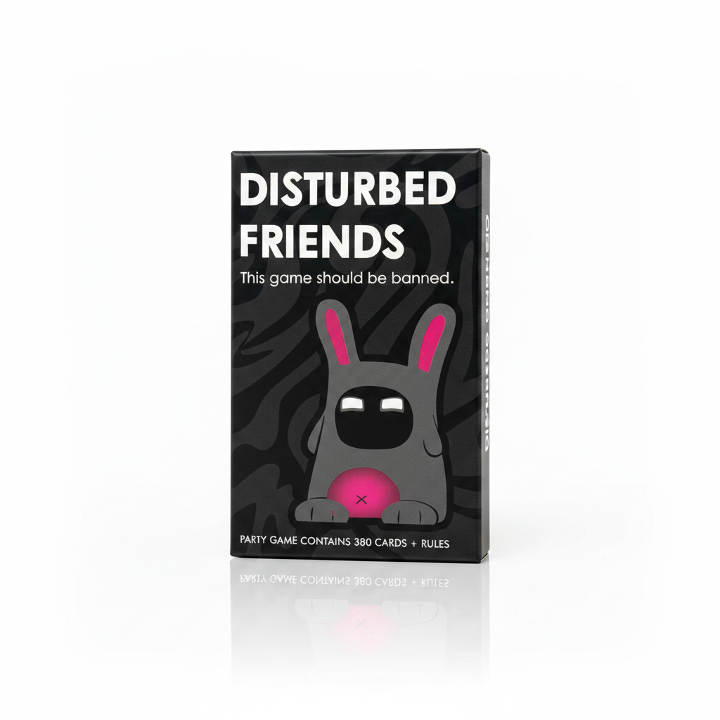 Disturbed Friends Adult Party Game - 380 Cards of Fun