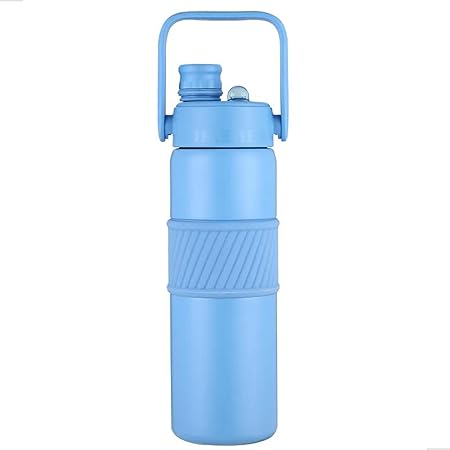 800ml Sports Thermal Bottle with Straw Insulated Hot & Cold Water Bottle