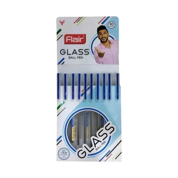 Flair Glass Ball Pen Blue