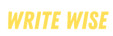 WRITE WISE - Home