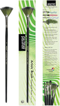Brustro Greengold Fan Brush Size 4  Acrylic & Oil Painting Brush