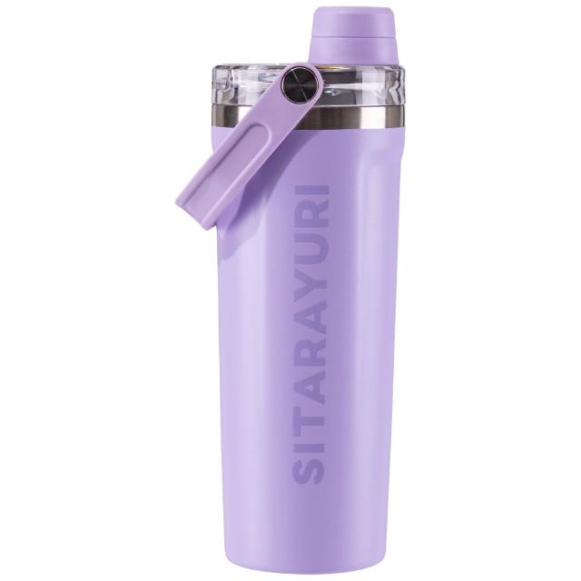 SITARAYURI 800ml Insulated Tumbler ZF-087 Stainless Steel Bottle with Straw