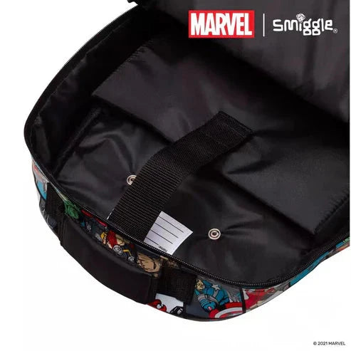 Smiggle Trolley Backpack with Light-Up Wheels – 4 Compartment